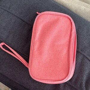 Pink Zippered Pouch